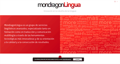 Desktop Screenshot of mondragonlingua.com